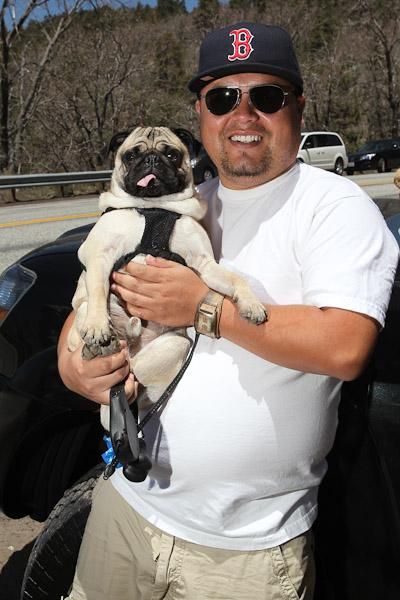 Herbert Juarez is from Guatemala, is crazy about cycling, and his dog Dillinger understands both Spanish and English.