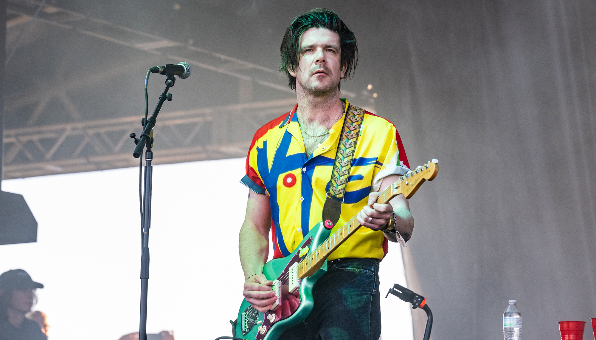 Simon O'Connor of Modest Mouse performs live on stage during Kilby Block Party at Utah State Fairpark on May 16, 2026 in Salt Lake City, Utah. 