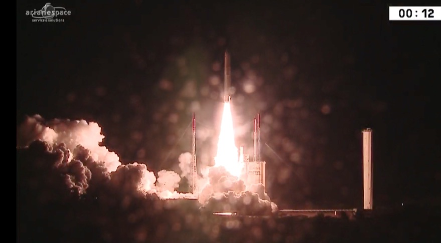 Arianespace Ariane 5 launch of ViaSat-2 and Eutelsat-172b