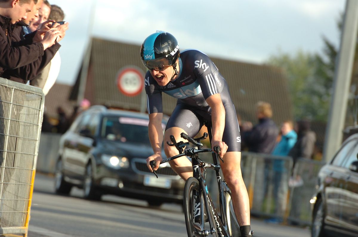 Geraint Thomas places second in 2012, the year he'd go on to win Olympic pursuit gold