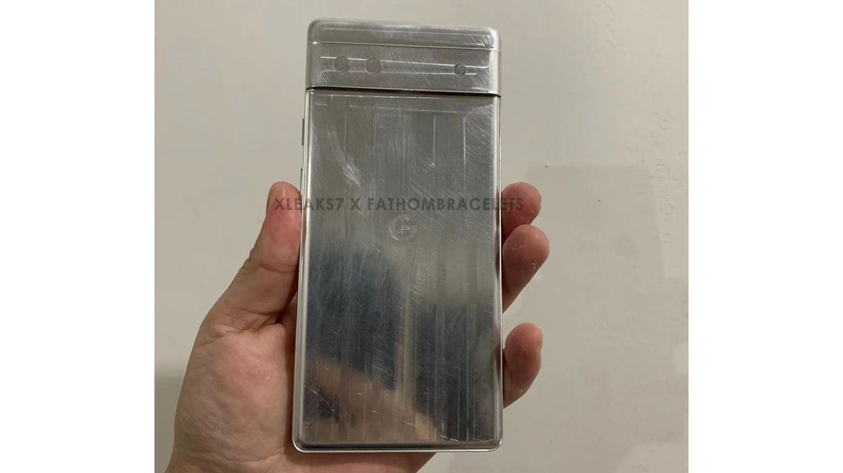 A leaked Google Pixel 6a dummy unit