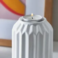 Fluted Tealight Holder 14cm |&nbsp;£4 at Dunelm