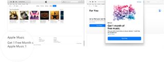 To subscribe to Apple Music on iTunes on Windows, Open iTunes. Click on Store in the middle menu. Scroll to the bottom, then select the link to subscribe to Apple Music. Follow the additional directions on the screen. In addition, Apple will offer a free trial if you've never subscribed to Apple Music.