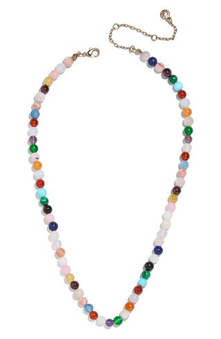 Semiprecious Stone Beaded Necklace