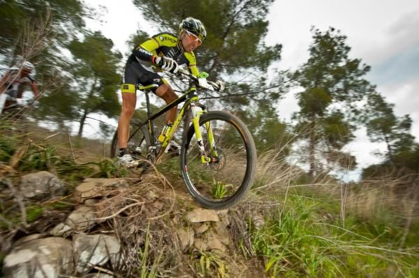 Wolfram Kurschat (Topeak Ergon) in the lead