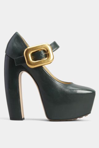 Bottega Veneta mary jane platform pumps