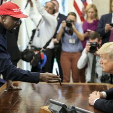 President Trump Hosts Kanye West And Former Football Player Jim Brown At The White House