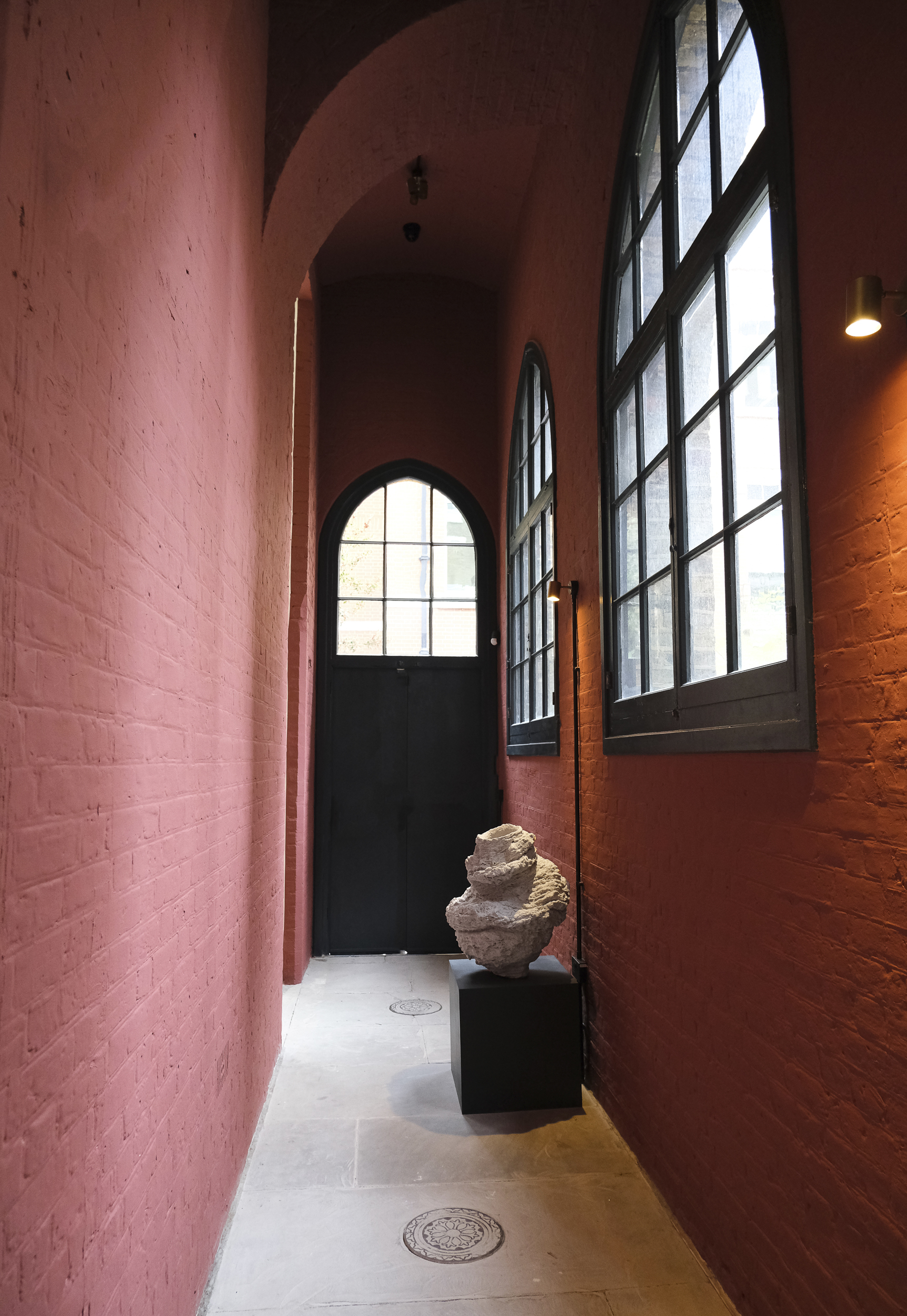 Sarah Myerscough Gallery in an old Schoolhouse building in Mayfair, London