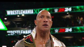 The Rock at WrestleMania 40