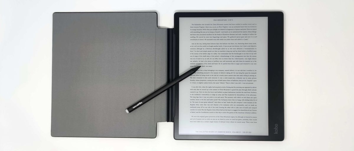 The Kobo Elipsa 2E and its stylus