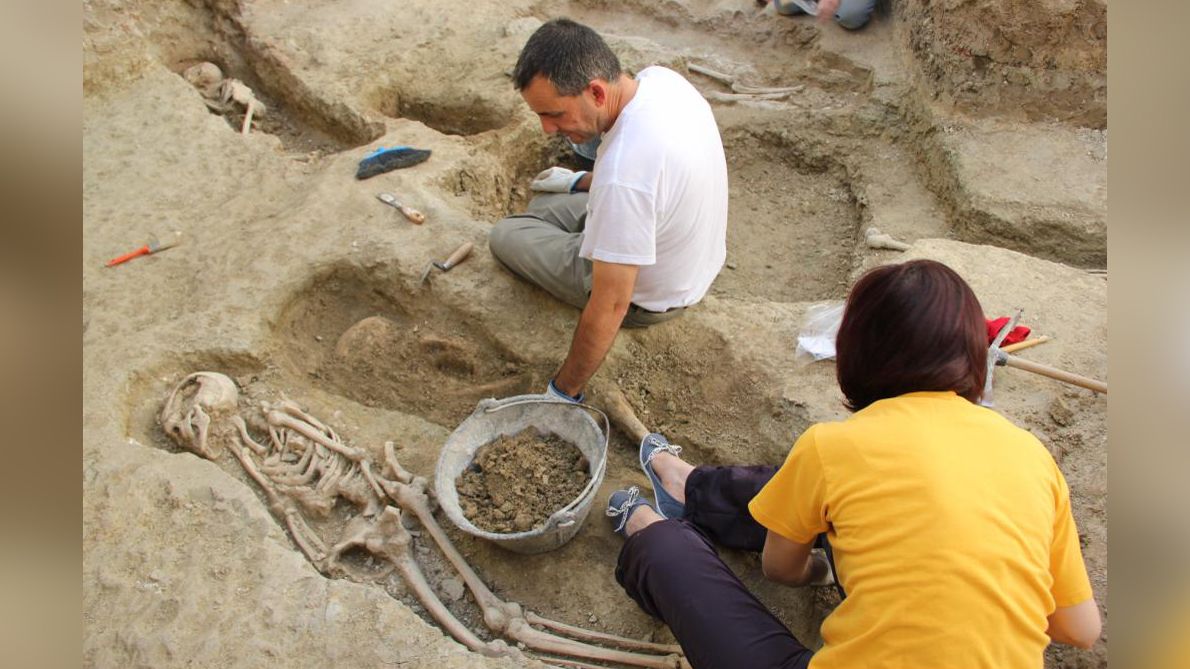 Archaeologists say the ancient burials at Tauste were carried out according to strict Muslim funeral rites, without grave goods or signs of social distinction.
