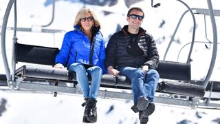 Brigitte Macron’s après ski look