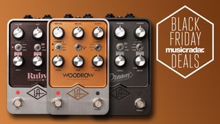 There are big savings on The Edge-approved UAFX pedals in Sweetwater’s monster early Black Friday sale