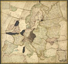 John Spilsbury's original jigsaw from 1766. Credit: Alamy