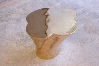Voukenas Petrides, Cloud Side Table, 2023, Bronze