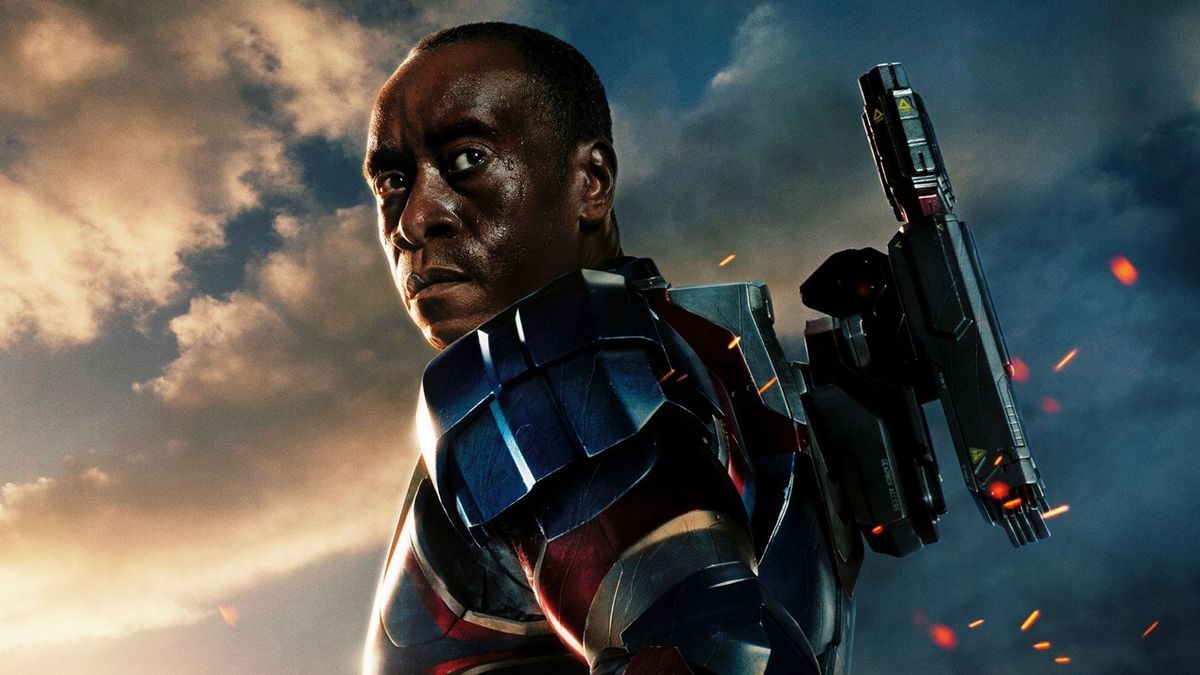 Don Cheadle on Iron Man 3 poster