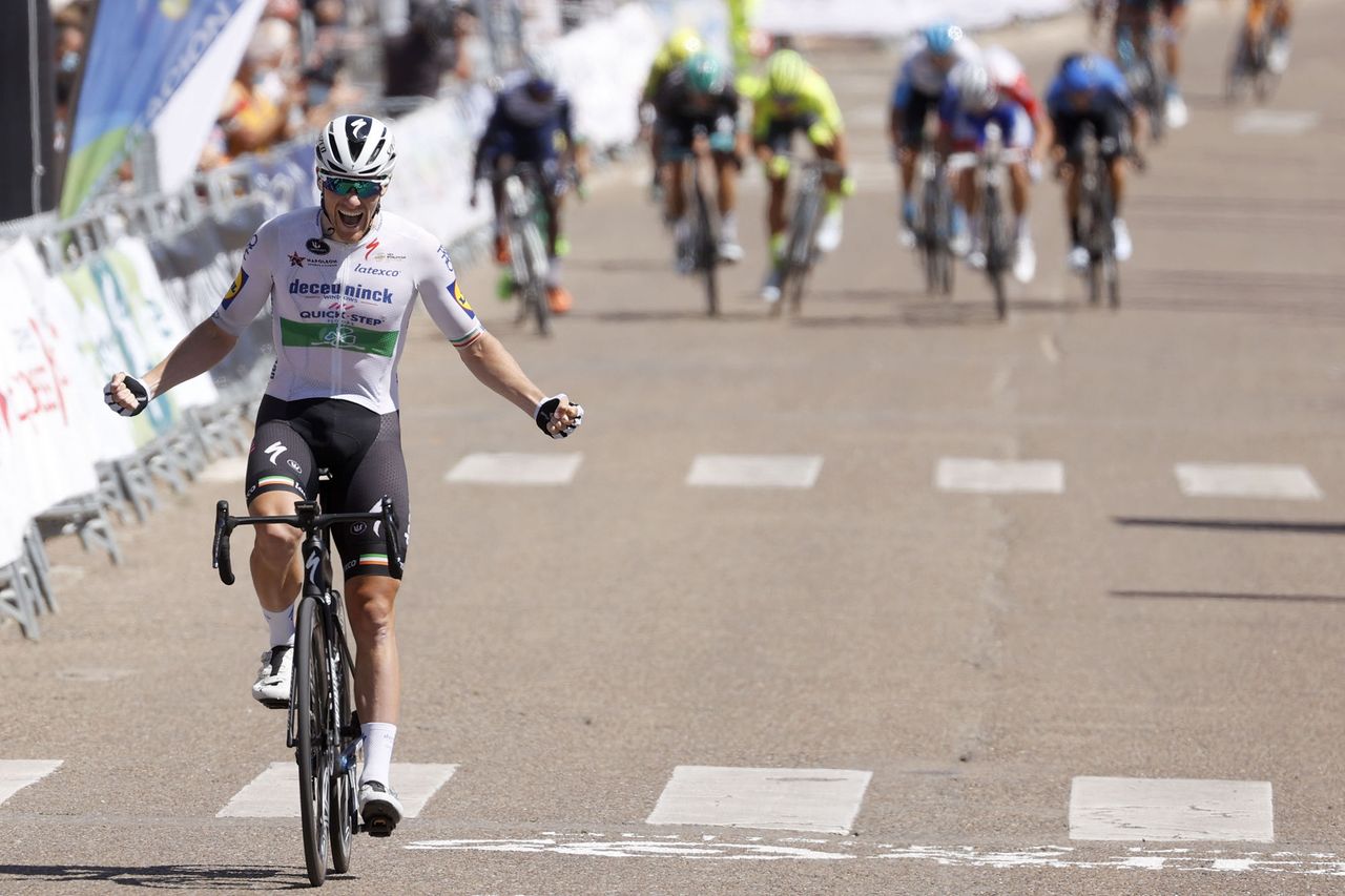 Cycling: Vuelta Burgos 2020 / Burgos Tour 2020 / 4&Acirc;&ordf; Etapa / 4&Acirc;&ordf; Stage /
Arrival / Llegada /
BENNETT, Sam (IRL) /
Bodegas NAVAL (Gumiel de Izan ) - Roa de Duero (163 Km) 31-07-2020 /
Cycling: Vuelta Burgos 2020 / Burgos Tour 2020 /
&Acirc;&copy;PHOTOGOMEZSPORT2020