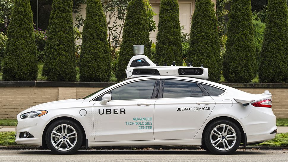 Uber self-driving car