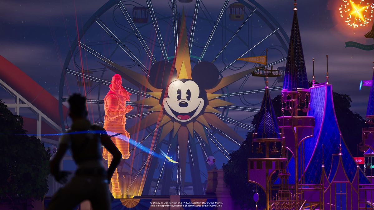 Disneyland Game Rush &ndash; Fortnite Creative Island