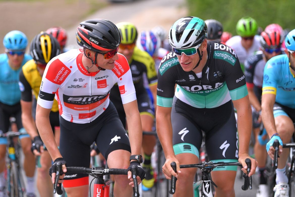 Tom Bohli and Pascal Ackermann have a chat