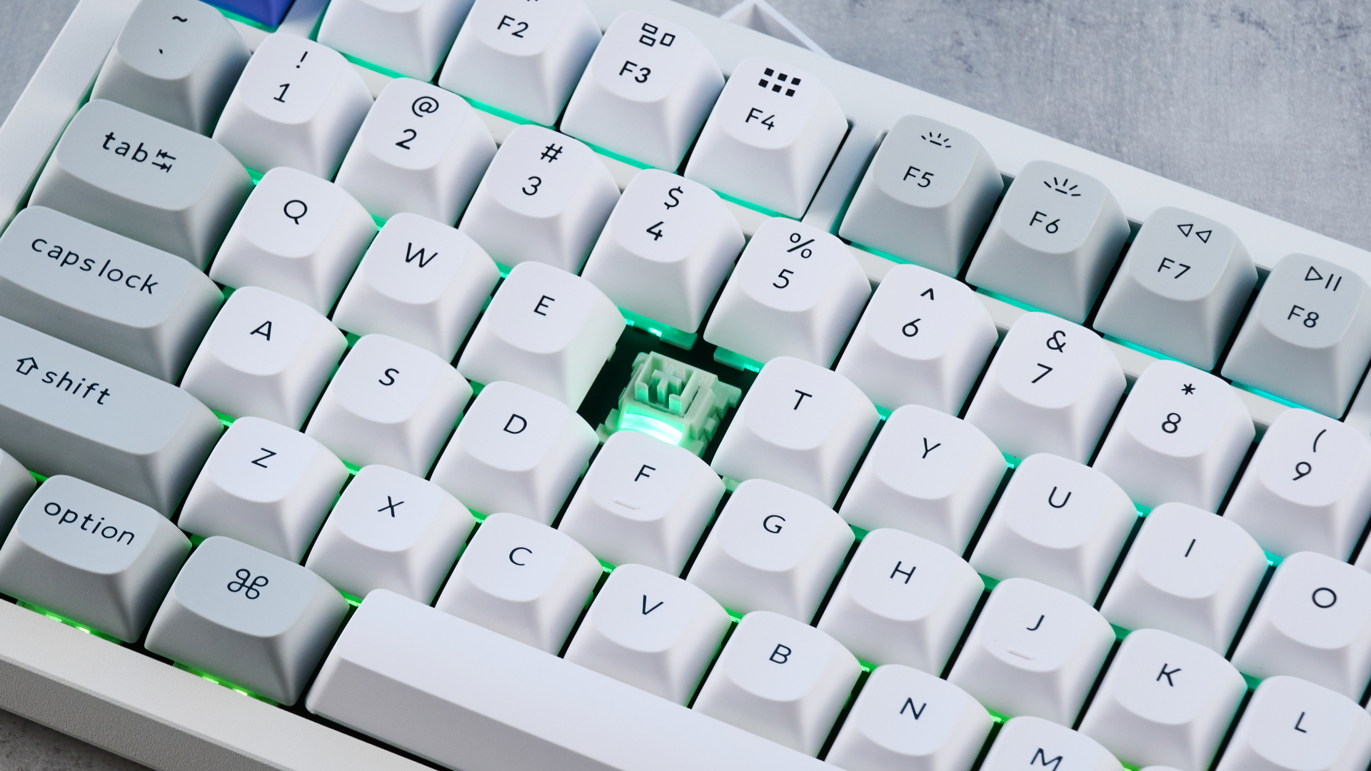 A Keychron Q6 HE 8K wired gaming keyboard with Hall Effect switches