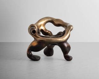 Bronze chair by Rogan Gregory