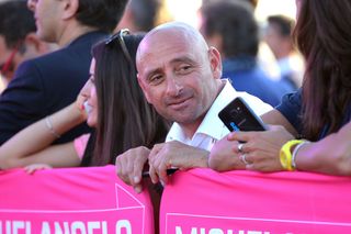 Former Italian professional Paolo Bettini was at the team presentation