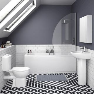 brisbane 5 piece modern bathroom suite