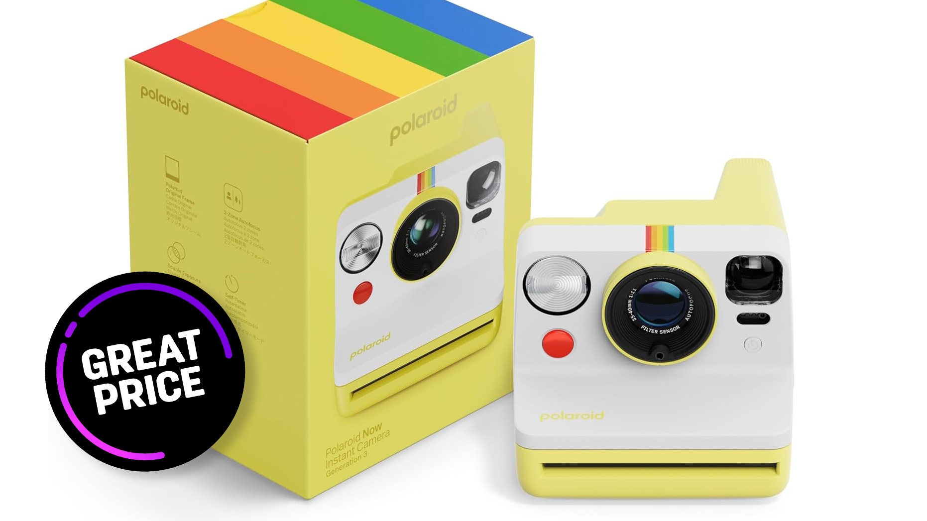 Polaroid Now Gen 3 product image with roundel