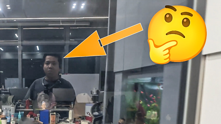 Confused emoji on frame from Insta360 video