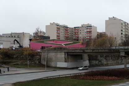 tallinn art hall exterior view