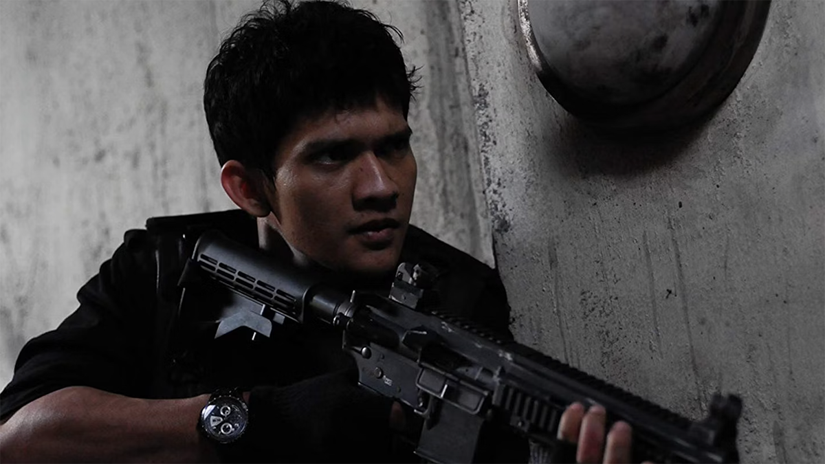 A still from the action movie The Raid