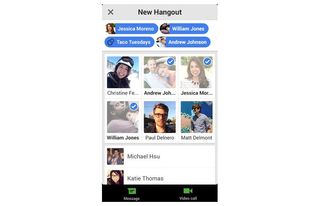 Google Hangouts iPhone Hangout