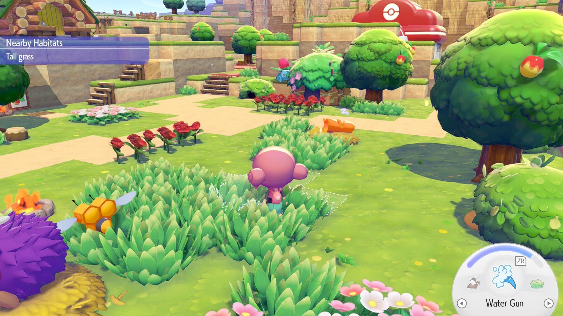 Standing in the Grass in Pokemon Pokopia