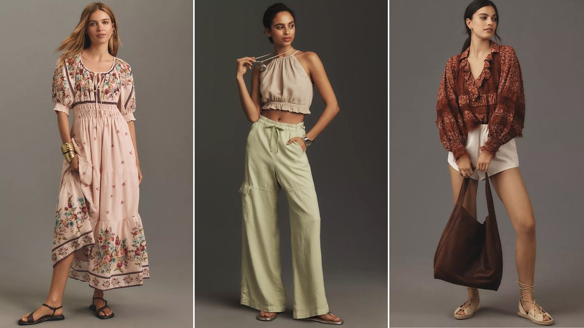 Anthropologie’s sale section is full of boho fall finds