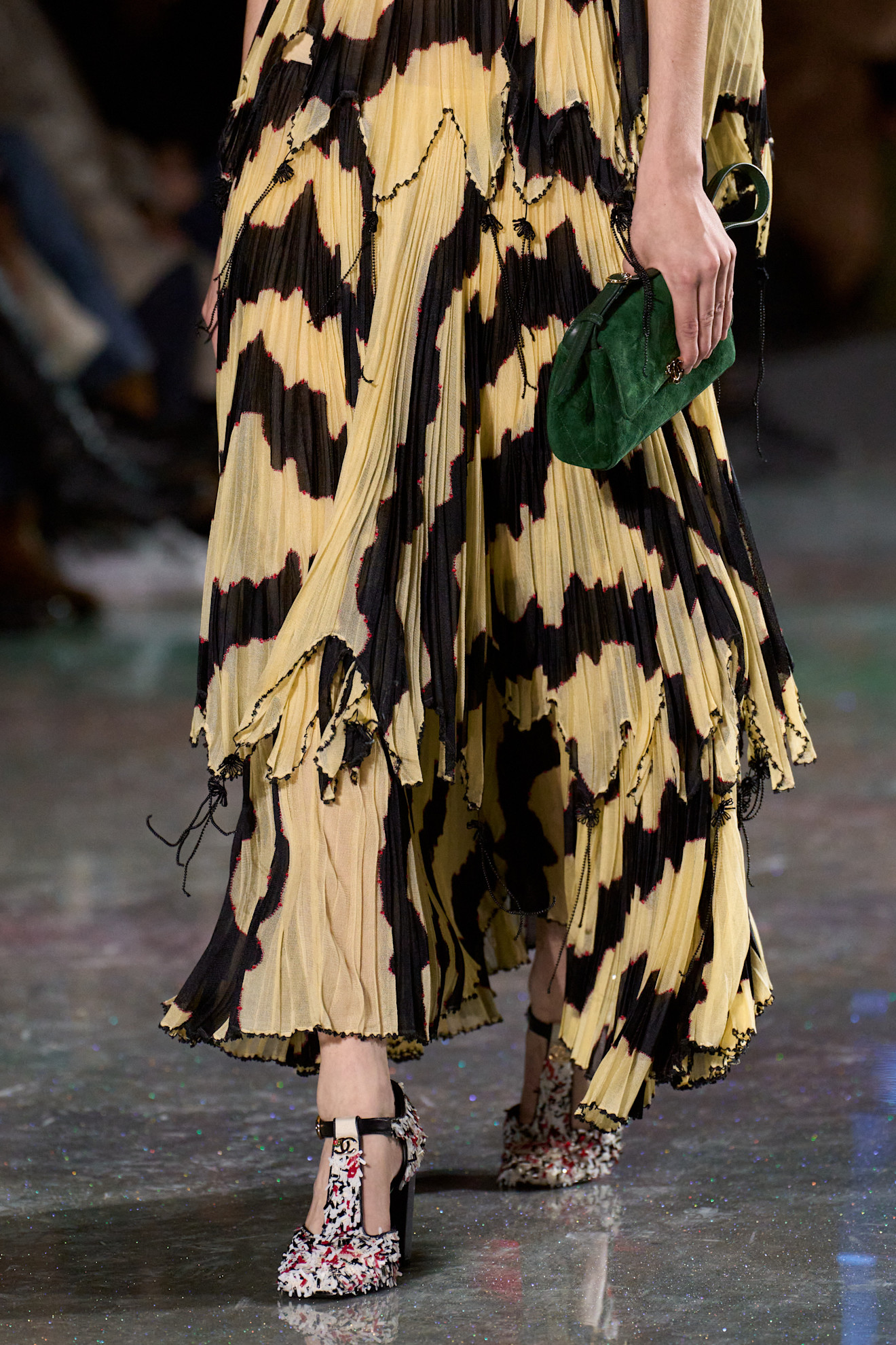 The T-strap shoe trend on Chanel's Fall 2026 runway