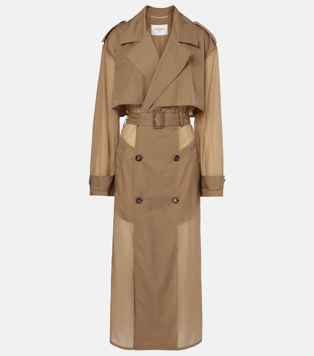 Saint Laurent, Sheer Trench Coat
