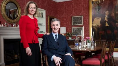 Jacob Rees-Mogg and his wife, Lady Rees-Mogg