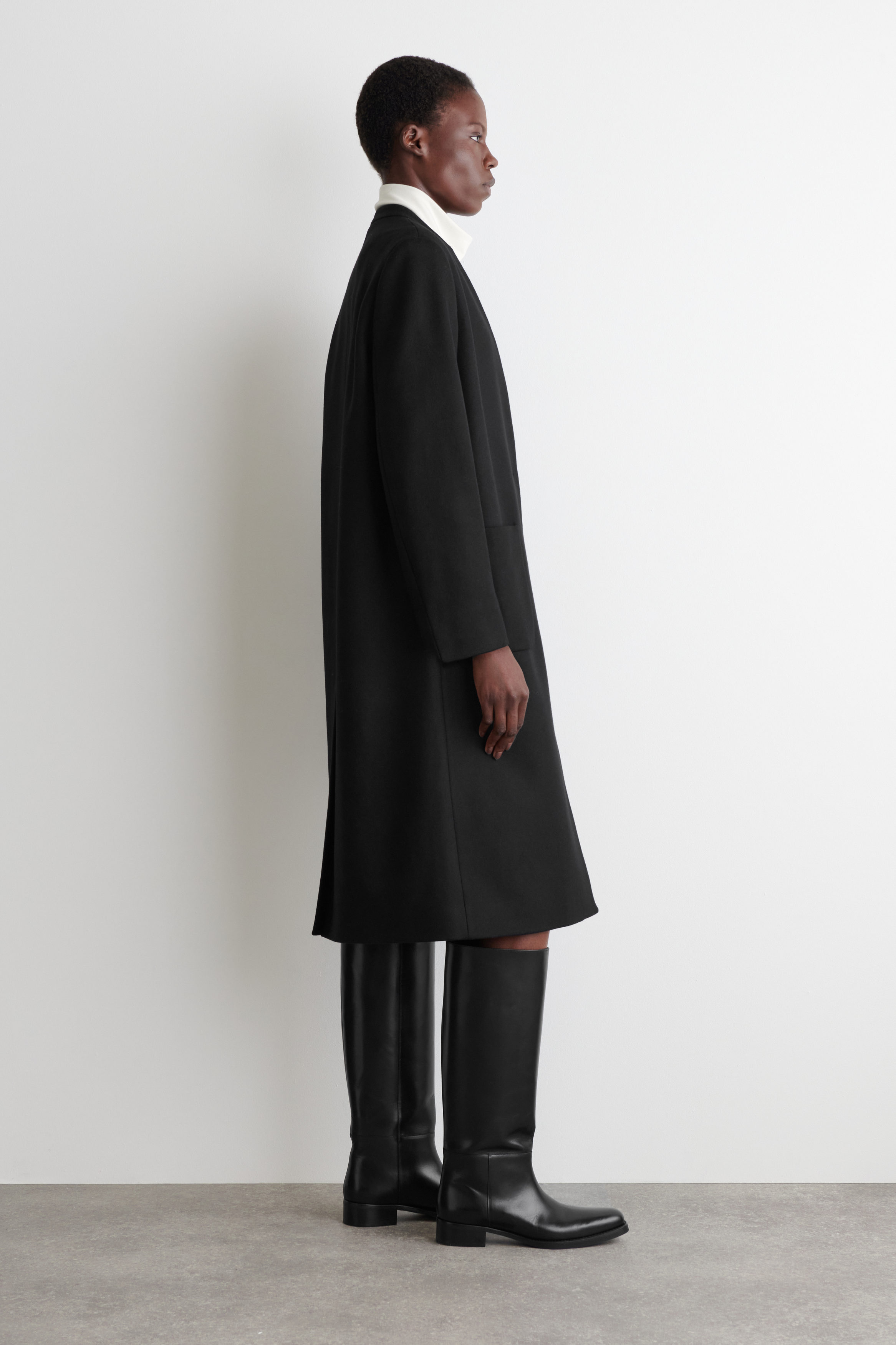 Leather Knee-High Boots