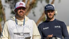 John Ellis and Wyndham Clark during a tournament