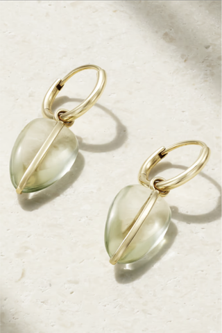 + Net Sustain Pebble 14-Karat Recycled Gold Amethyst Earrings