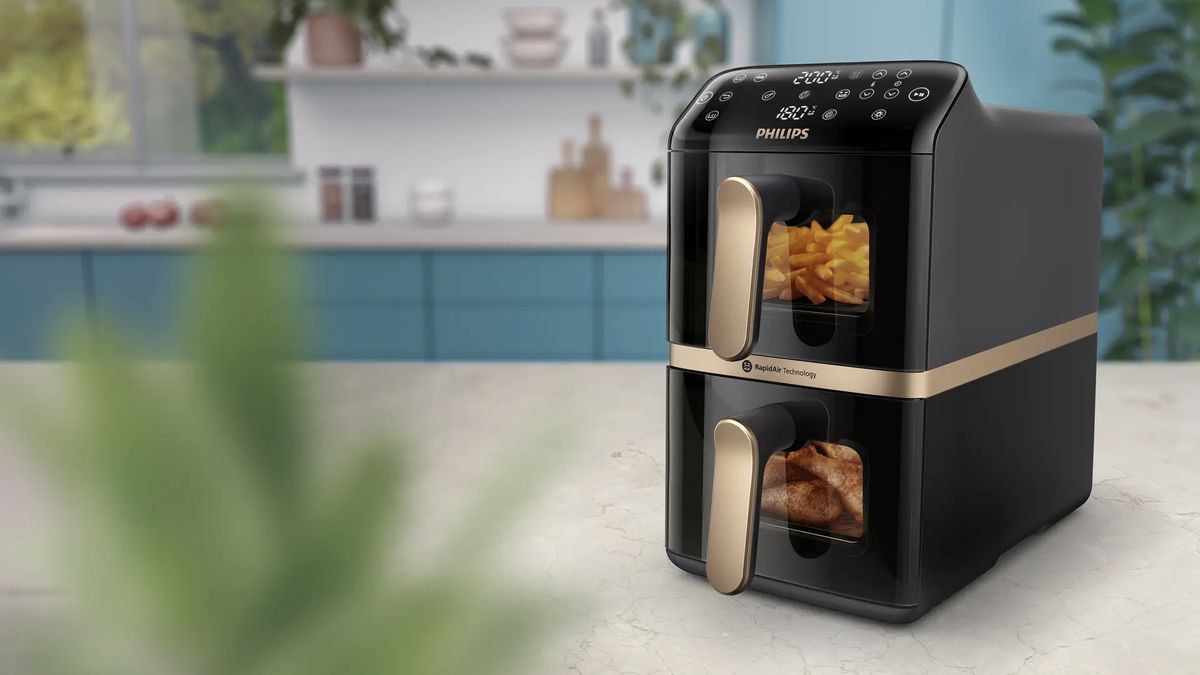 Philips unveils first-ever stacked dual basket air fryer with 13 versatile cooking functions
