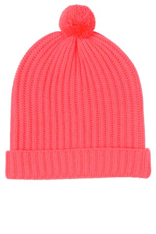 Jaeger Coral Ribbed Beanie Hat, £55