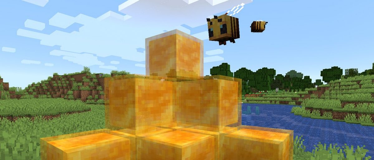 Minecraft S New Honey Blocks Are Somehow Perfect For Parkour Courses Pc Gamer