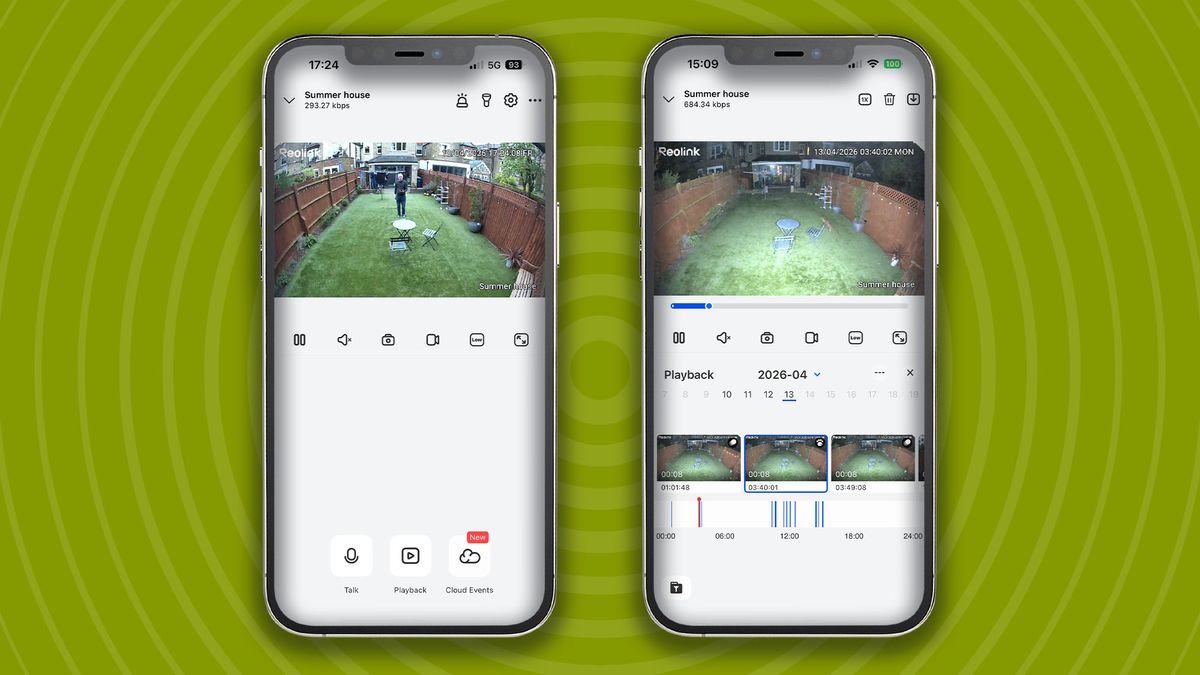 Adjusting recording settings for Reolink Solar Floodlight Cam in app