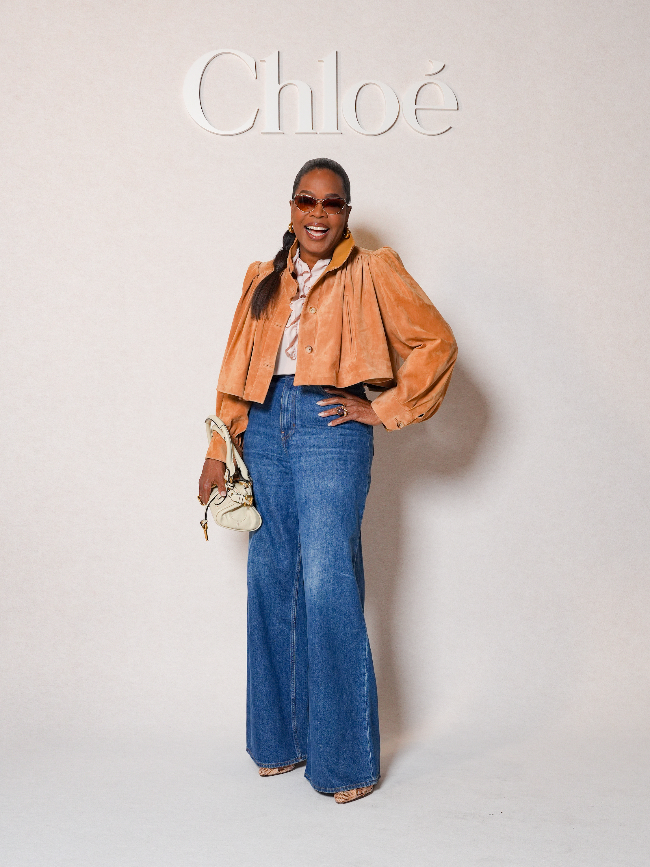 Oprah Winfrey attended the Chlo&eacute; Fall 2026 show during Paris Fashion Week