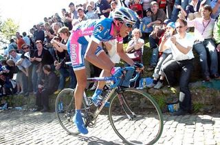 AlessandroBallan soloing at the Tour of Flanders
