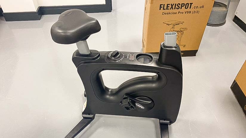Configuração Flexispot Cycle Desk Bike V9 Pro