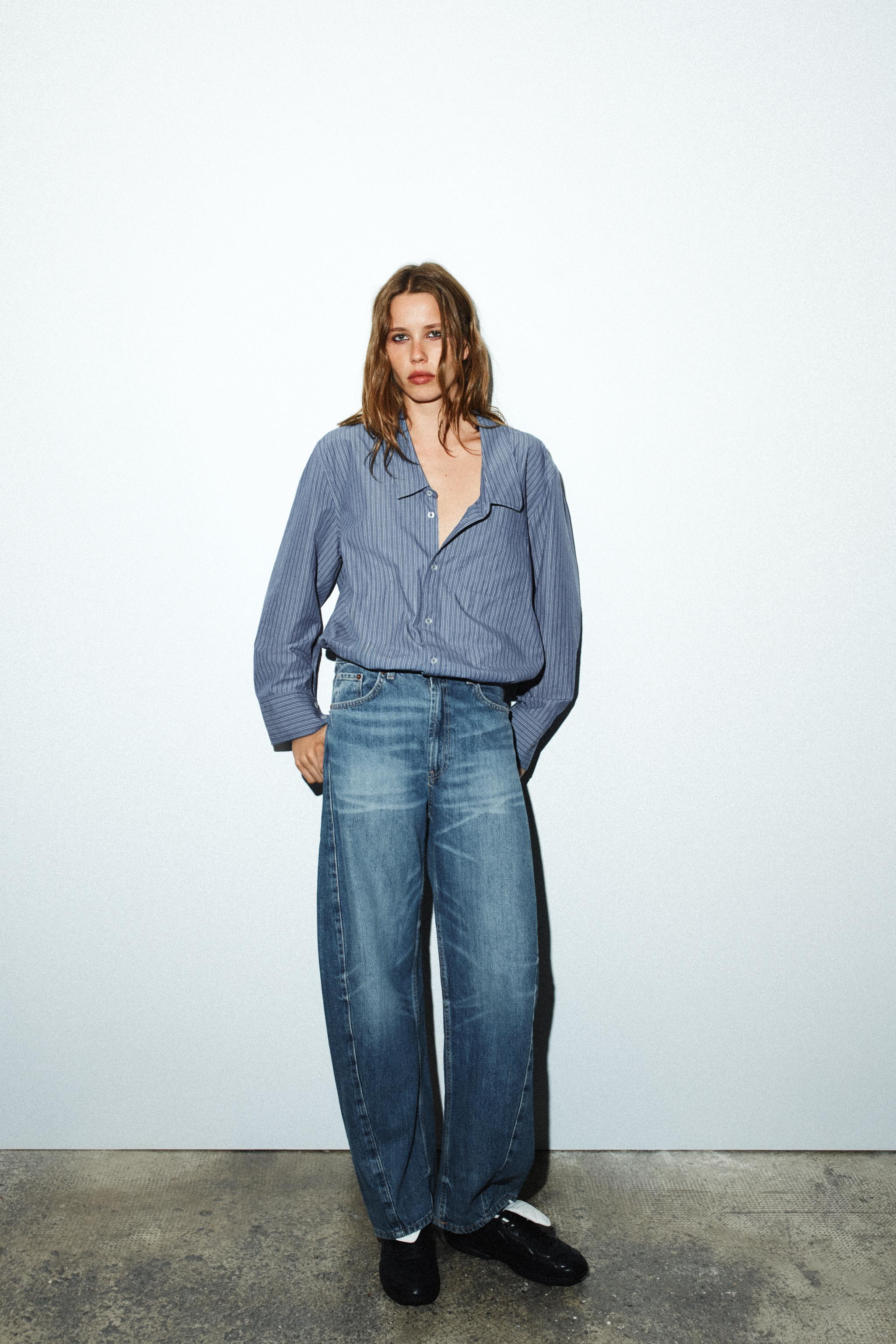 Trf Baggy Balloon Mid-Waist Jeans