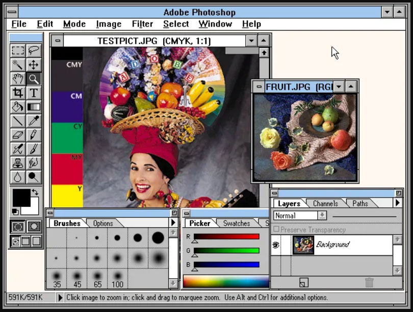 old photoshop